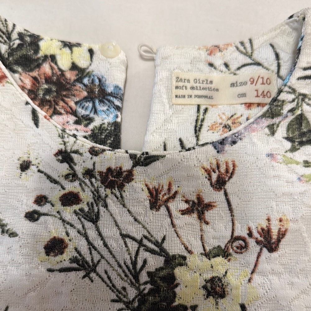 Zara Girls Floral Dress